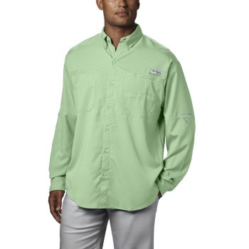 Columbia Muške Košulje - PFG Tamiami II Long Sleeve Tall Zelene | MJWR-34715